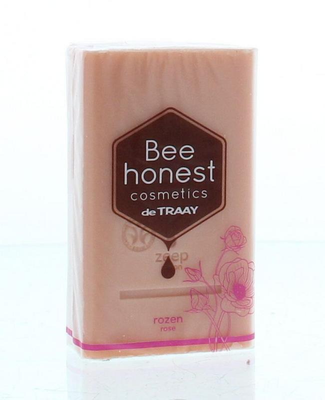 Bee Honest Rozen zeep 100 gram kopen bij Imkerij De Linde