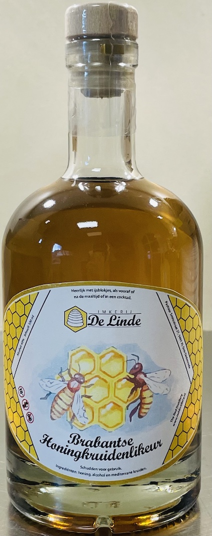 Brabantse honingkruidenlikeur 500 ml kopen bij Imkerij De Linde