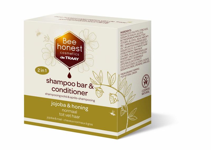 Shampoo bar en conditioner Jojoba en honing 80 gram kopen bij Imkerij De Linde