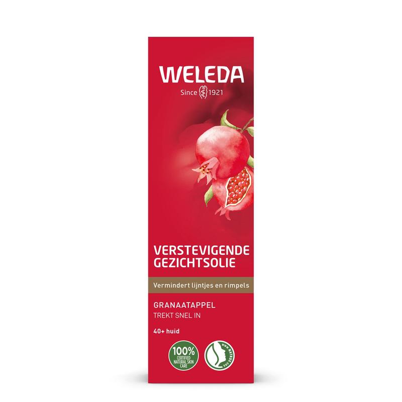 Verstevigende gezichtsolie met granaatappel 30 ml Weleda