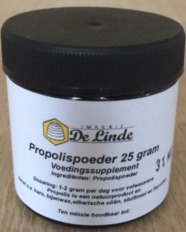 Propolispoeder 25 gram kopen bij Imkerij De Linde