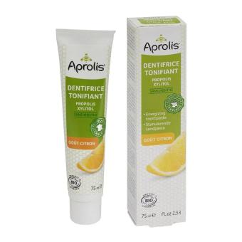 Aprolis tandpasta met citroen en propolis 75 ml kopen bij Imkerij De Linde