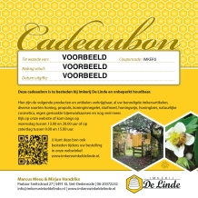 Cadeaubon € 10,- kopen bij Imkerij De Linde