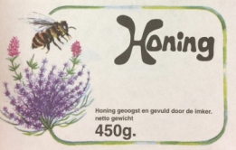 Etiket 450 gram met lavendelbloem 100 stuks kopen bij Imkerij De Linde