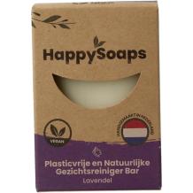 HappySoaps gezichtsreiniger met lavendel 70 gram kopen bij Imkerij De Linde