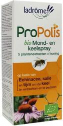 Propolis Mond- en keelspray 30ml van Ladrôme kopen bij Imkerij De Linde