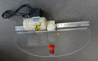 Motor voor honingslinger met beveiliging op RVS-lat 540 mm ø 50 cm kopen bij Imkerij De Linde
