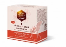 Shampoobar en conditioner met bergamot en bijenwas kopen bij Imkerij De Linde