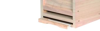 Vliegspleetverkleiner 6-raams kast hout Dadant US