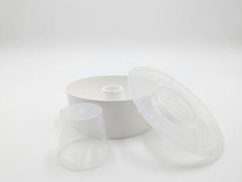Voerbak rond PVC