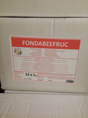 Fondabeefruc-suikerdeeg 12 x 1 kg in doos kopen bij Imkerij De Linde