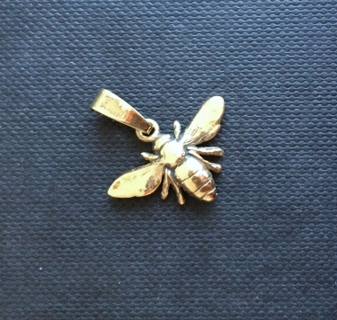 Gouden bij hanger