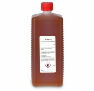 Lijnolie 1 liter te koop bij Imkerij De Linde